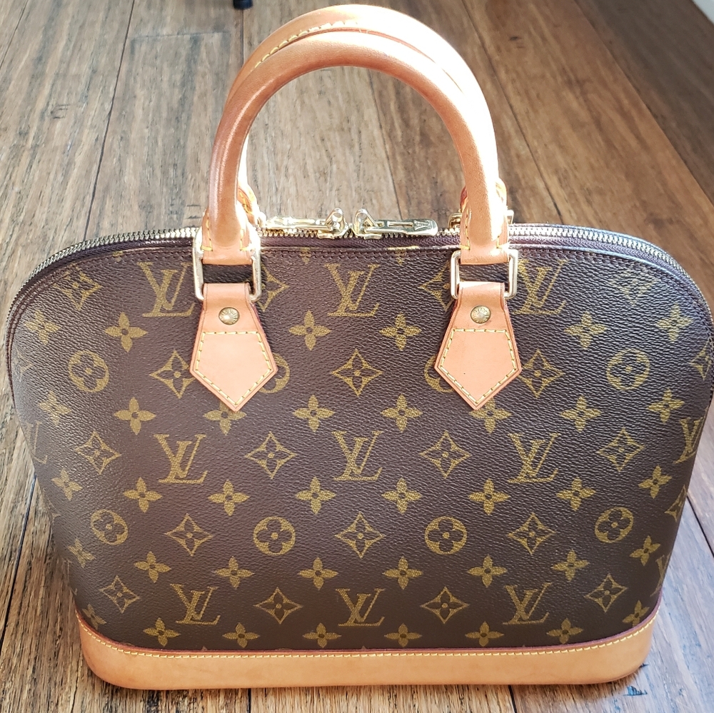 💖100% Authentic LOUIS VUITTON Alma Monogram PM Canvas Bag, *Beautiful Vintage